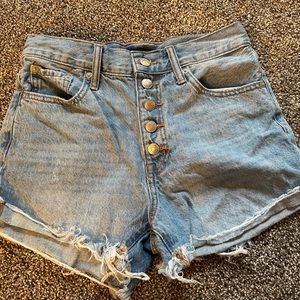 Aeropostale Denim high rise mom shorts